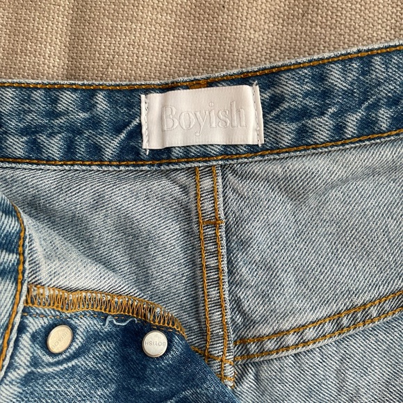 Boyish Cut Off Shorts - Picture 3 of 4